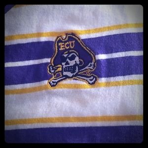 UG Apparel Women's NCAA Tailgate Striped s/s Tee